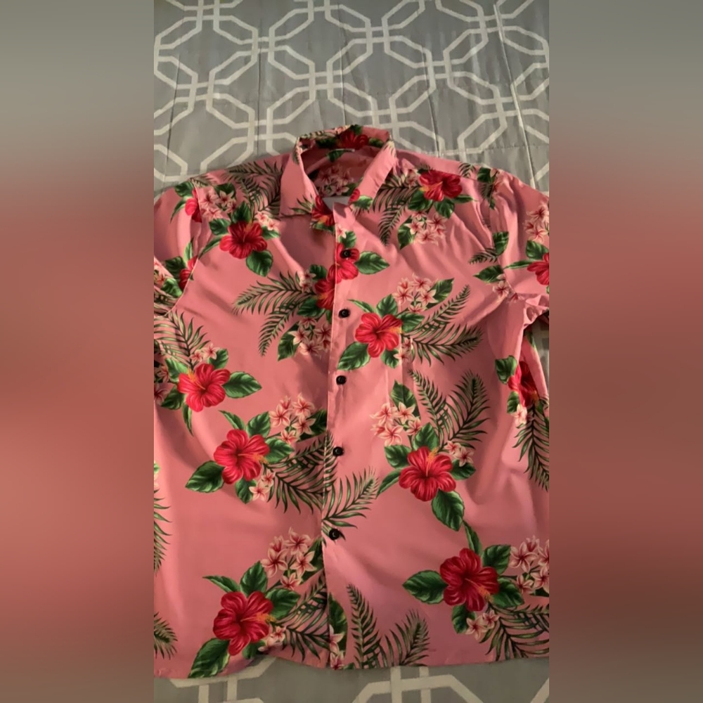 Beach vibes collared shirt